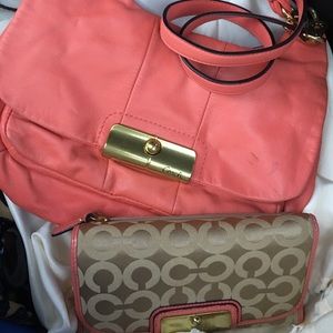 Coach handbag and wallet